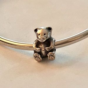 Authentic Pandora charm - adorable teddy bear